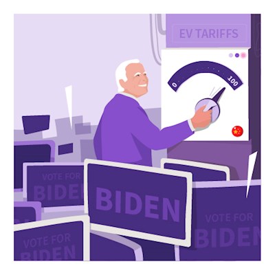 Biden frappe un grand coup sur les droits de douane